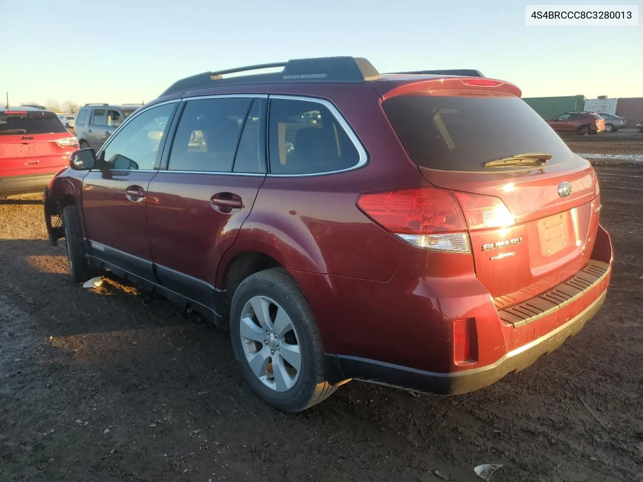 2012 Subaru Outback 2.5I Premium VIN: 4S4BRCCC8C3280013 Lot: 79140054