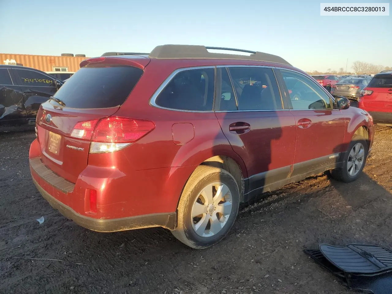 2012 Subaru Outback 2.5I Premium VIN: 4S4BRCCC8C3280013 Lot: 79140054