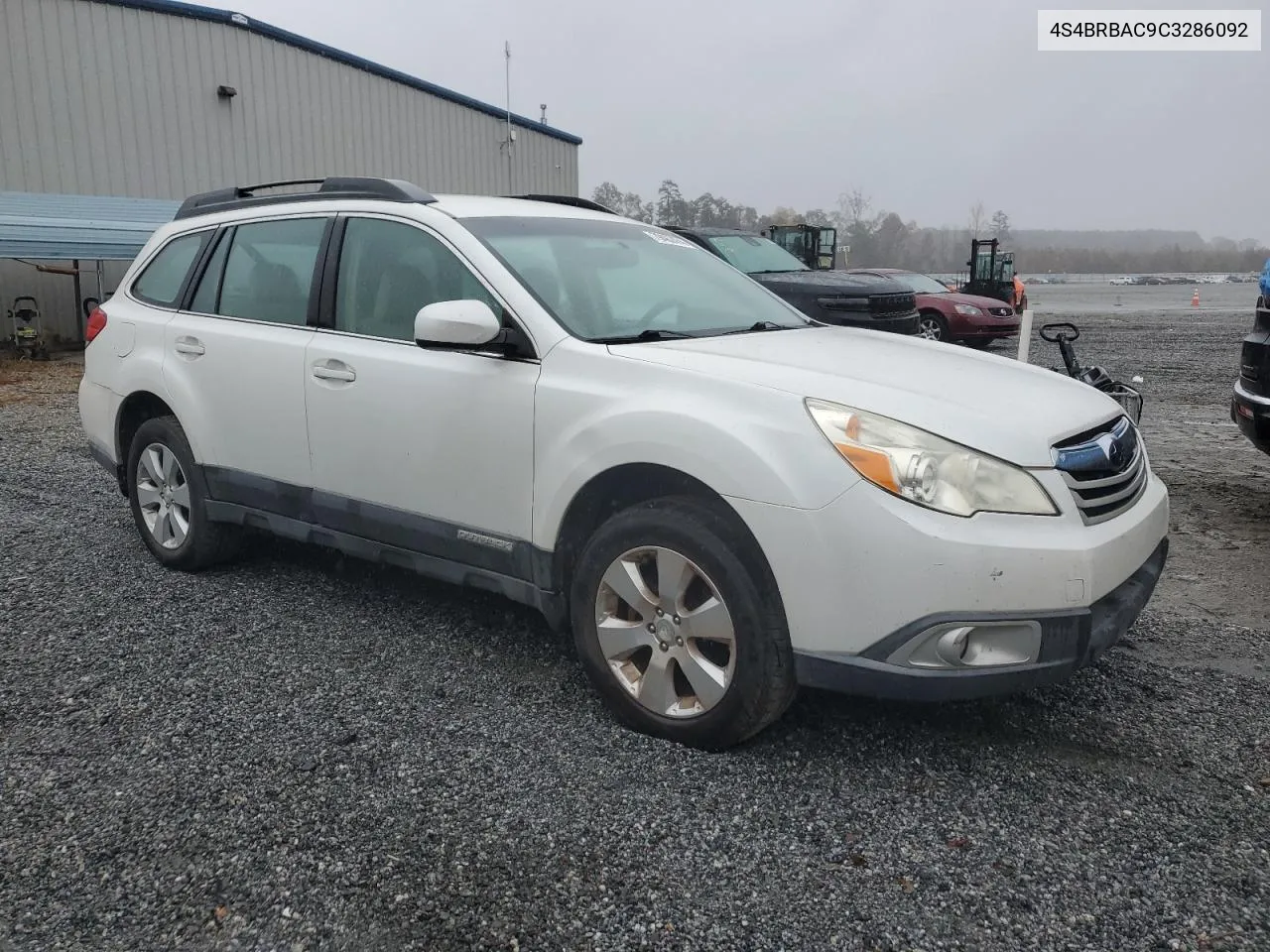 2012 Subaru Outback 2.5I VIN: 4S4BRBAC9C3286092 Lot: 79462474