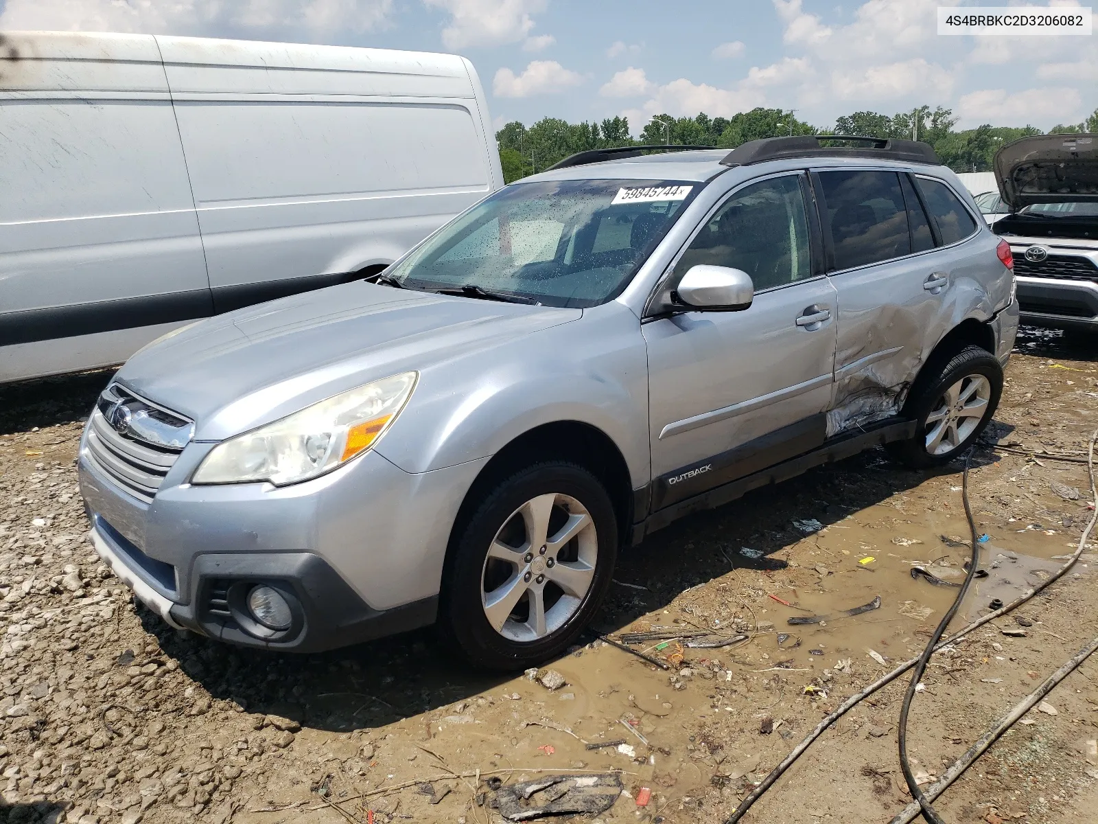 2013 Subaru Outback 2.5I Limited VIN: 4S4BRBKC2D3206082 Lot: 59845744