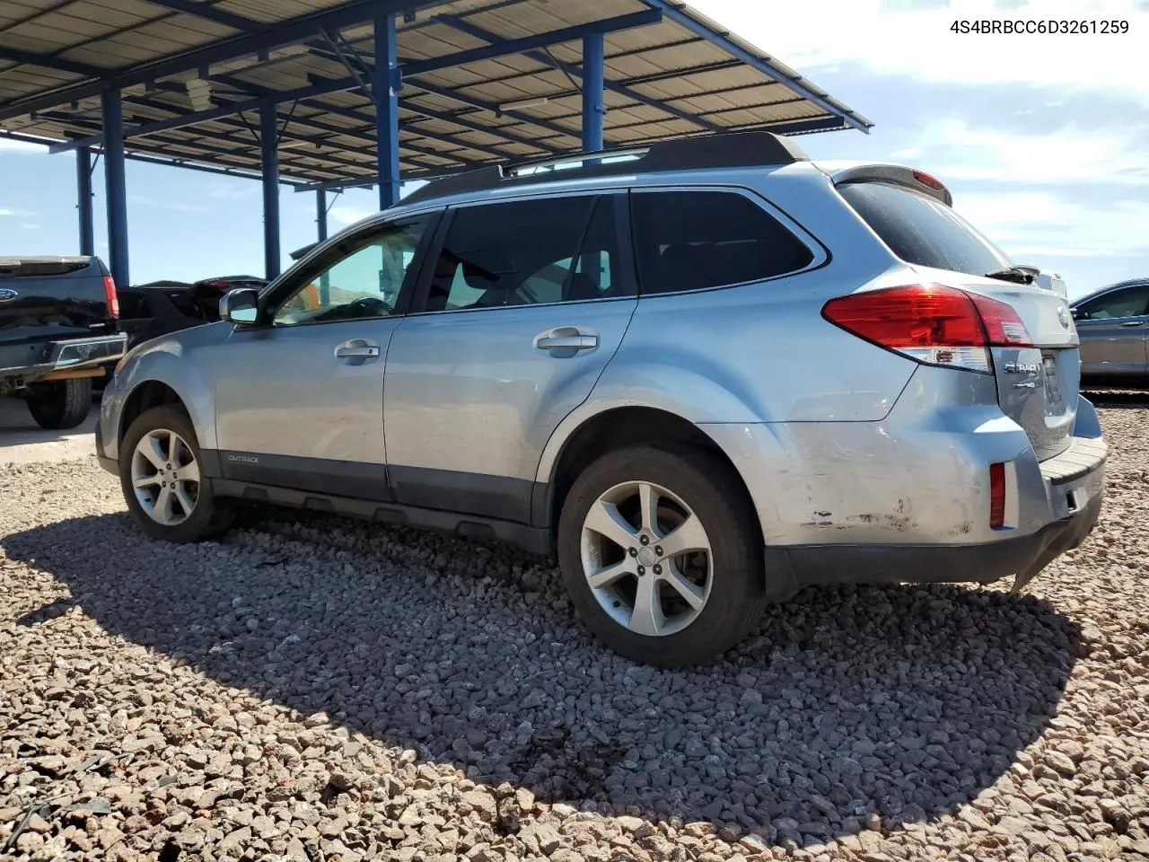 2013 Subaru Outback 2.5I Premium VIN: 4S4BRBCC6D3261259 Lot: 60267774