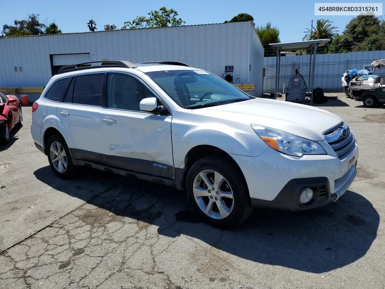 2013 Subaru Outback 2.5I Limited VIN: 4S4BRBKC8D3315761 Lot: 60644064