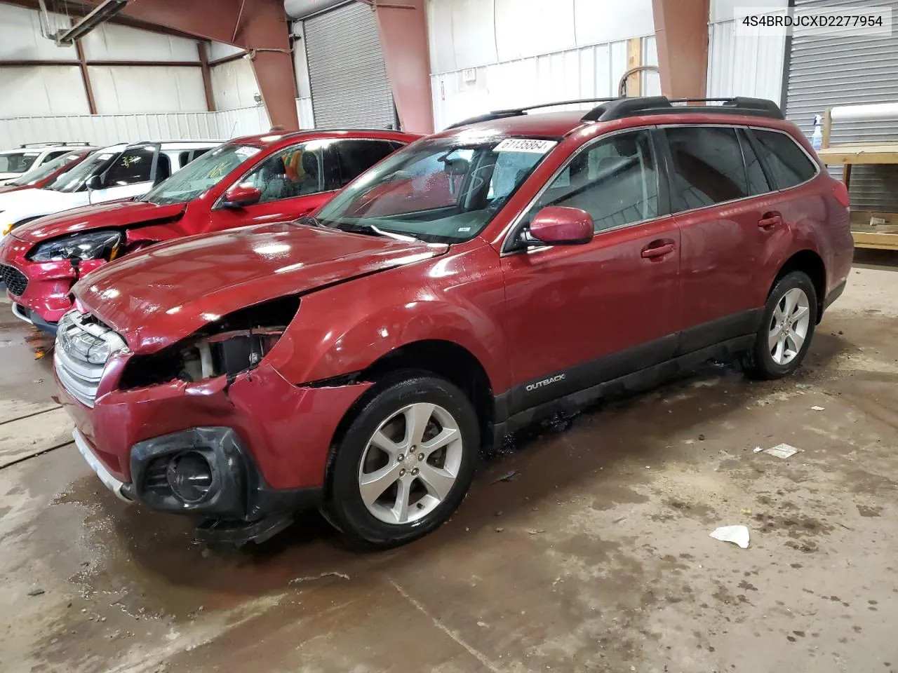 4S4BRDJCXD2277954 2013 Subaru Outback 3.6R Limited