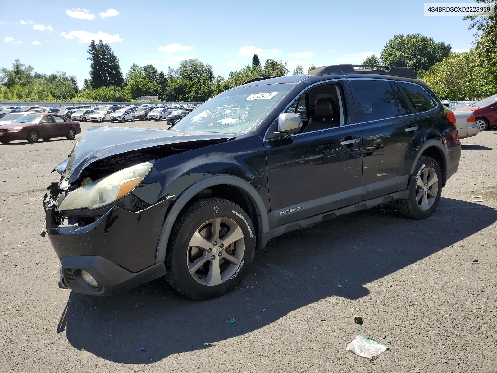 2013 Subaru Outback 3.6R Limited VIN: 4S4BRDSCXD2223939 Lot: 64323464