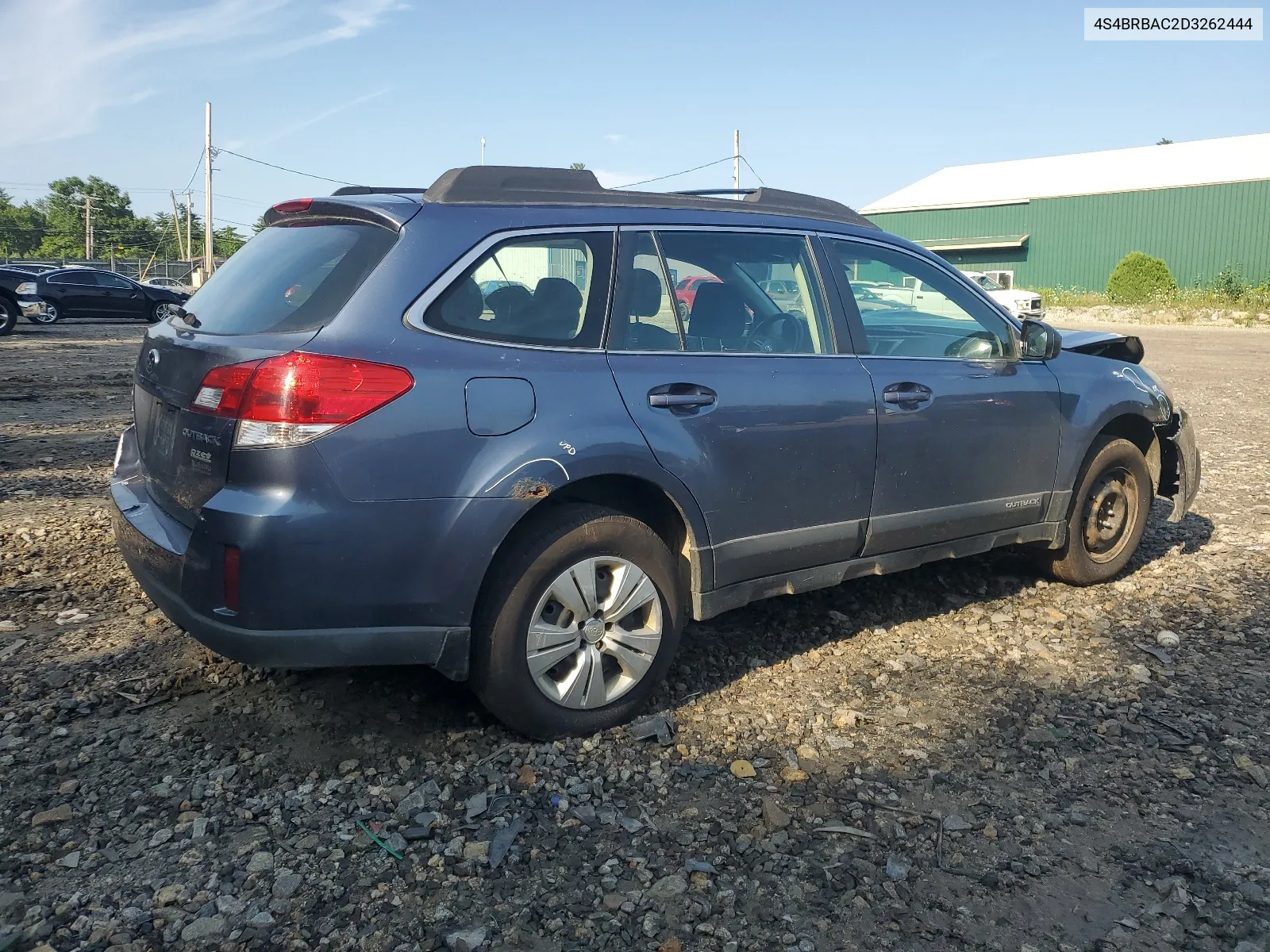 2013 Subaru Outback 2.5I VIN: 4S4BRBAC2D3262444 Lot: 64700614