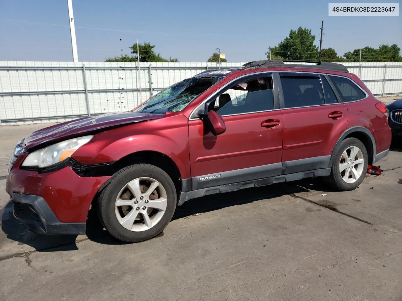 4S4BRDKC8D2223647 2013 Subaru Outback 3.6R Limited