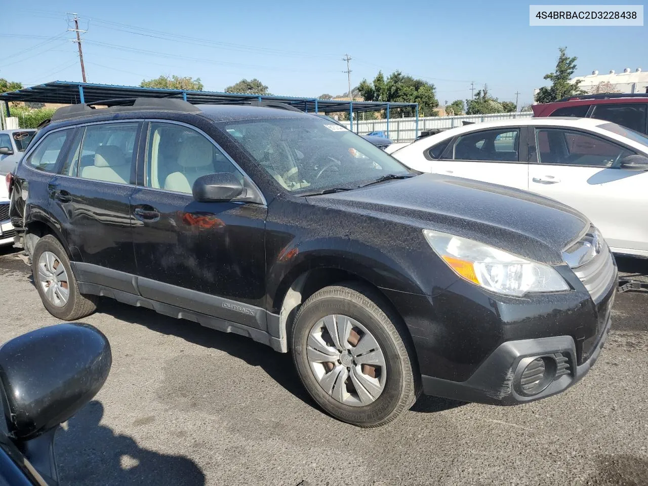 2013 Subaru Outback 2.5I VIN: 4S4BRBAC2D3228438 Lot: 66167344