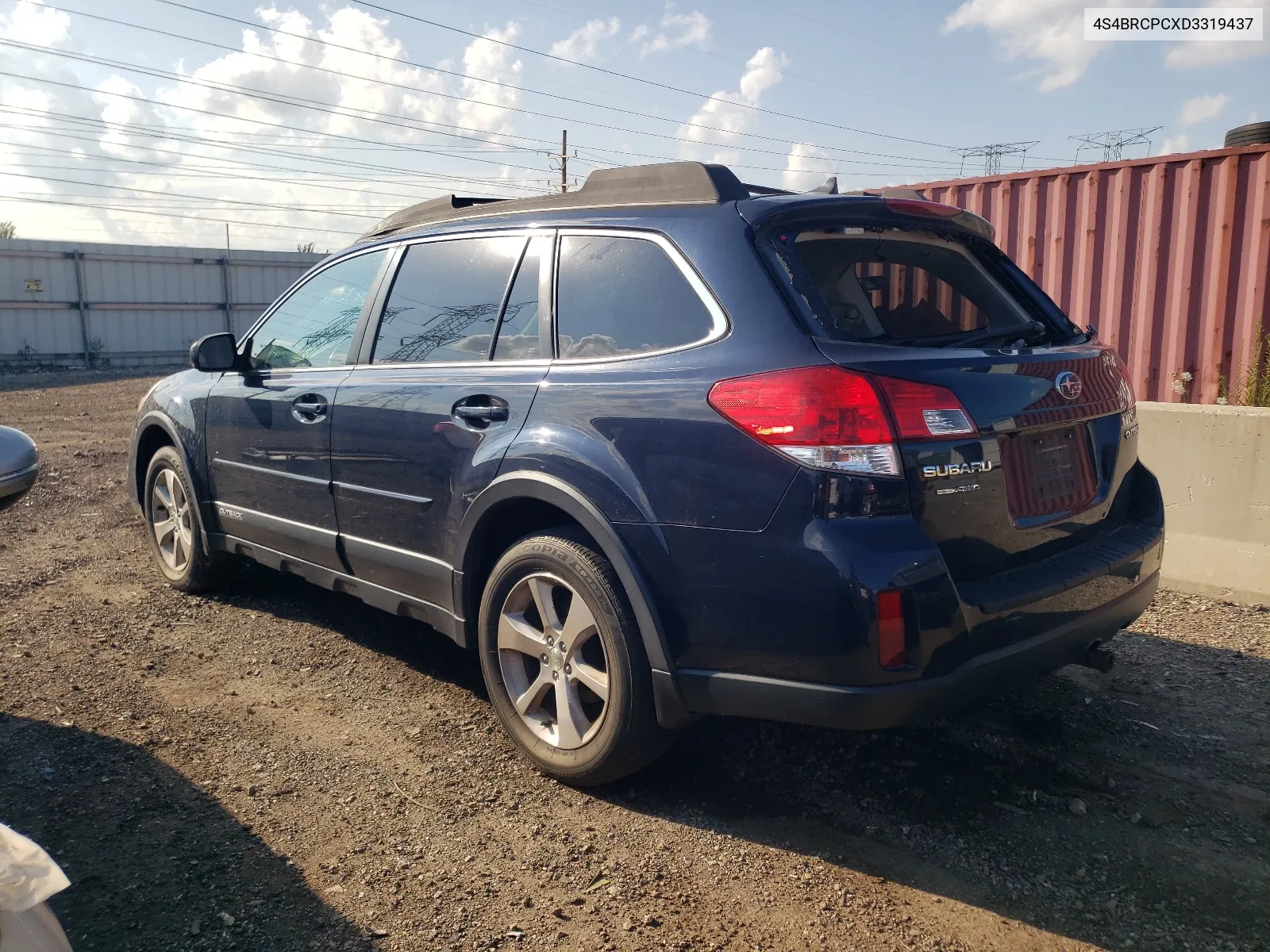 4S4BRCPCXD3319437 2013 Subaru Outback 2.5I Limited