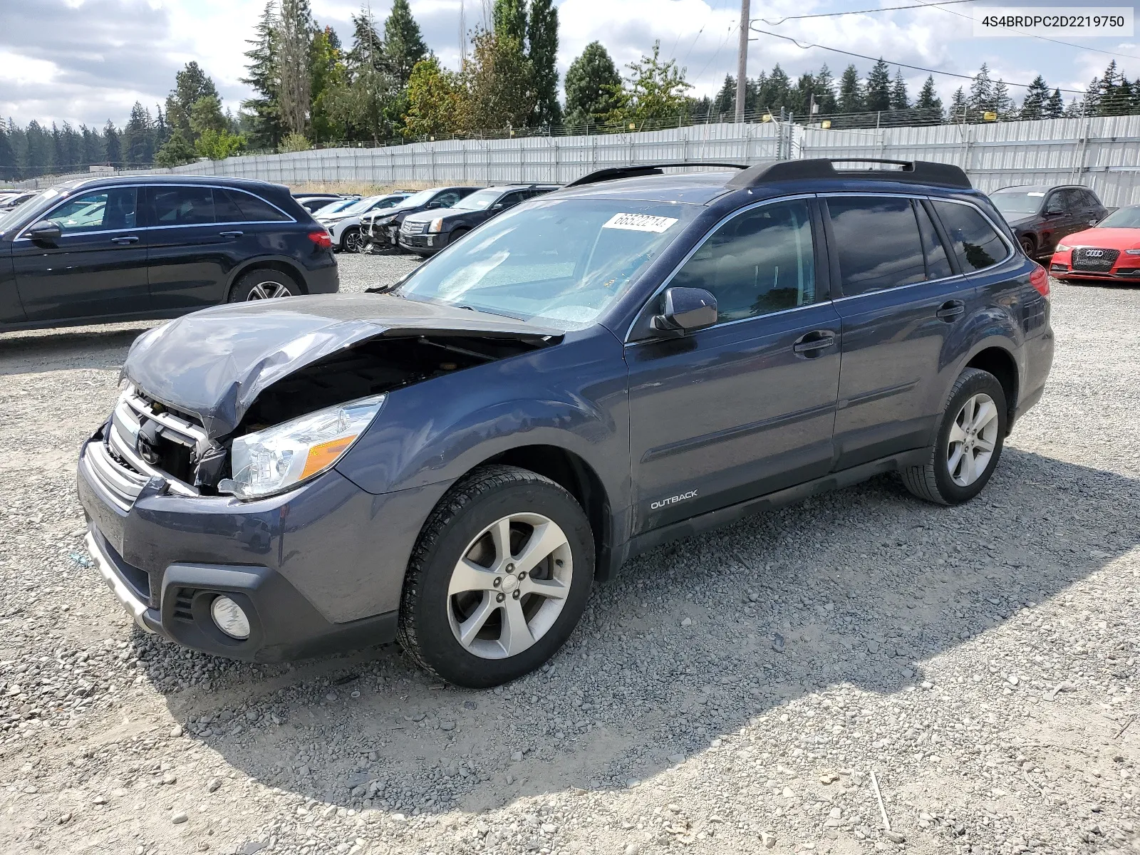 2013 Subaru Outback 3.6R Limited VIN: 4S4BRDPC2D2219750 Lot: 66522214