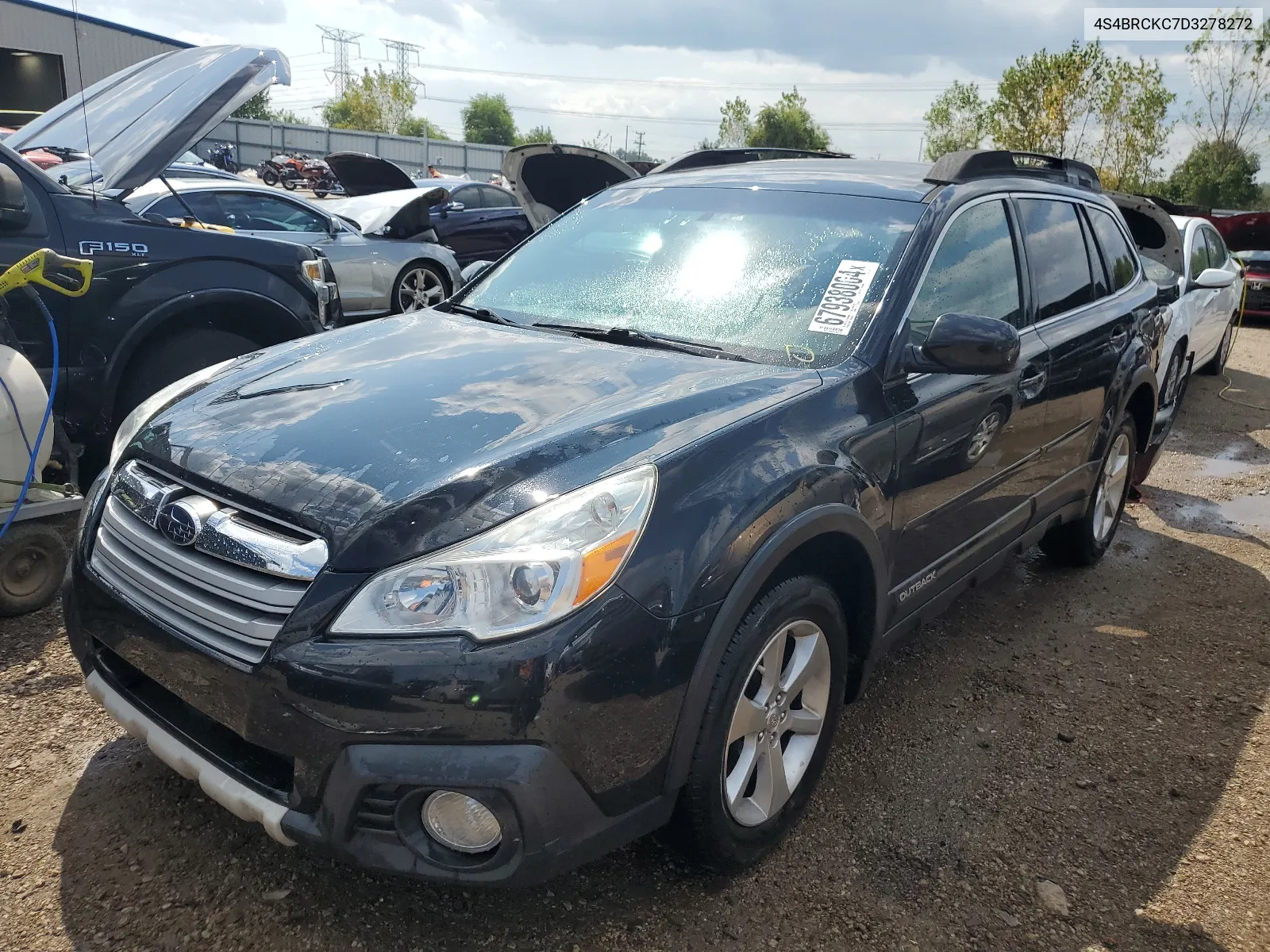 2013 Subaru Outback 2.5I Limited VIN: 4S4BRCKC7D3278272 Lot: 67938004