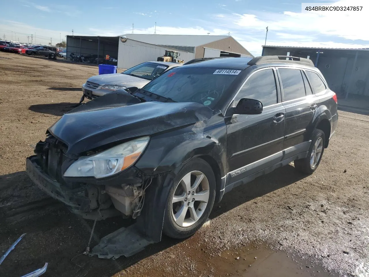 2013 Subaru Outback 2.5I Limited VIN: 4S4BRBKC9D3247857 Lot: 68114514