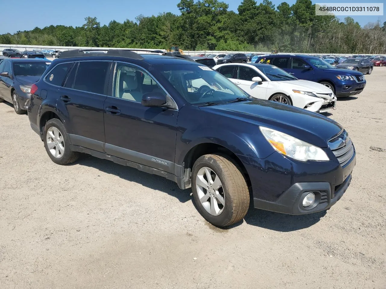 2013 Subaru Outback 2.5I Premium VIN: 4S4BRCGC1D3311078 Lot: 68570314