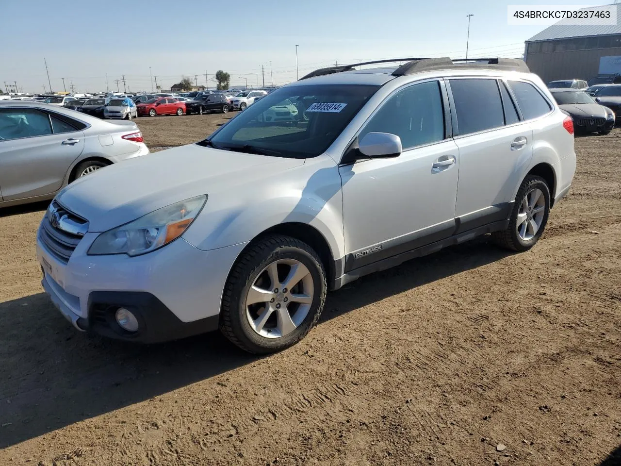 2013 Subaru Outback 2.5I Limited VIN: 4S4BRCKC7D3237463 Lot: 69035914