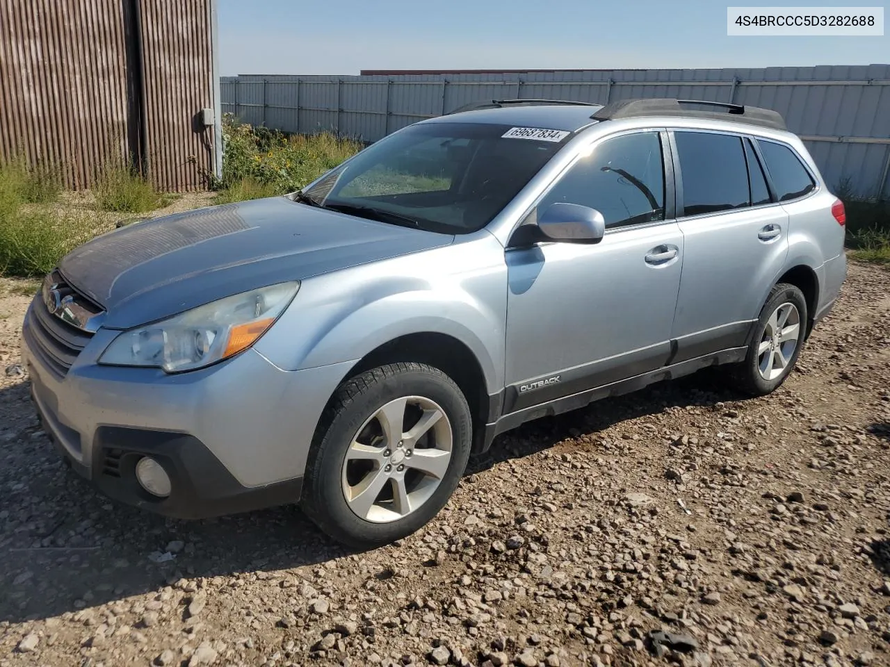 2013 Subaru Outback 2.5I Premium VIN: 4S4BRCCC5D3282688 Lot: 69687834