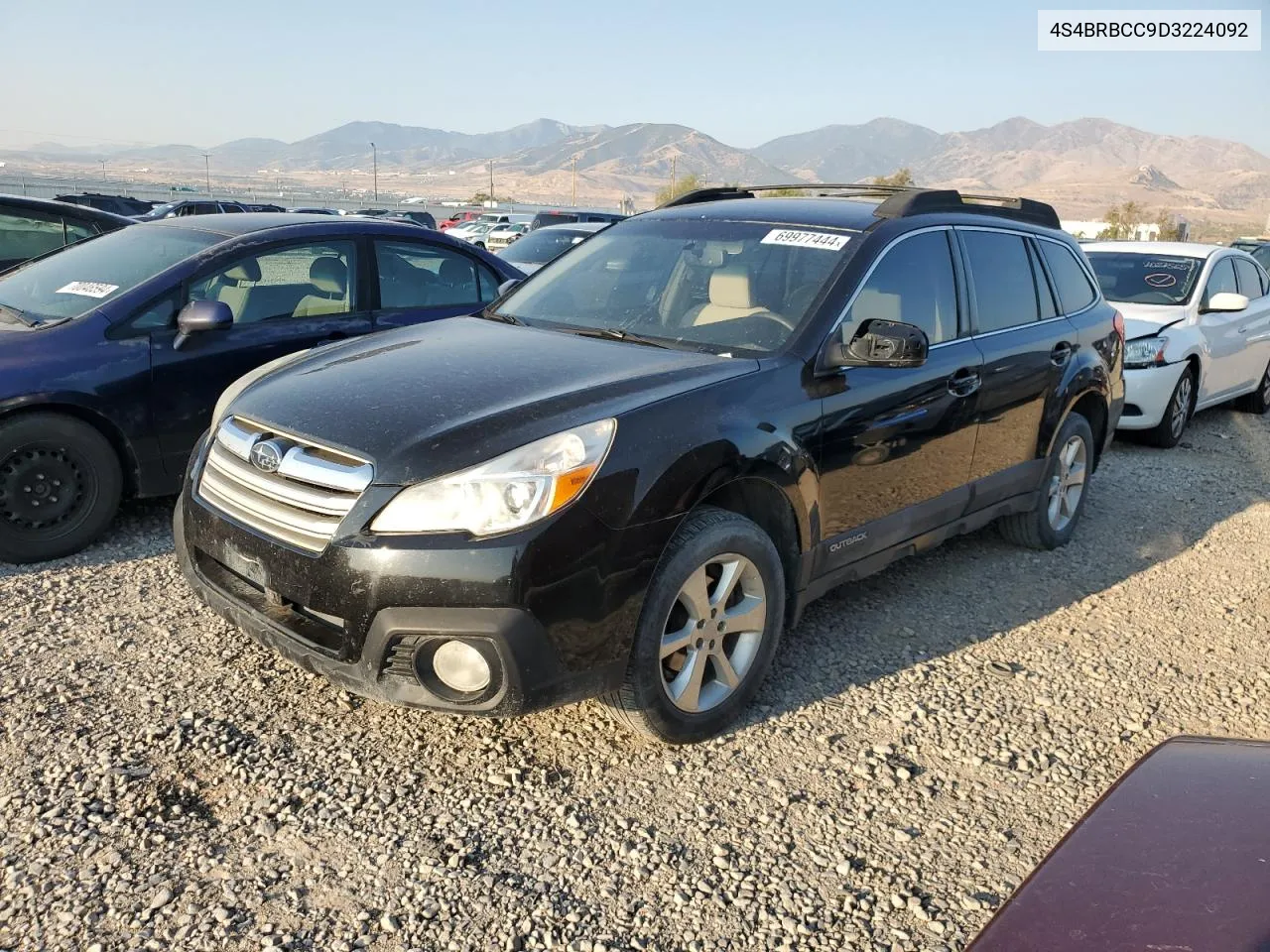 2013 Subaru Outback 2.5I Premium VIN: 4S4BRBCC9D3224092 Lot: 69977444