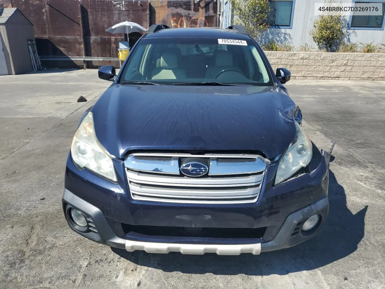 2013 Subaru Outback 2.5I Limited VIN: 4S4BRBKC7D3269176 Lot: 70534544