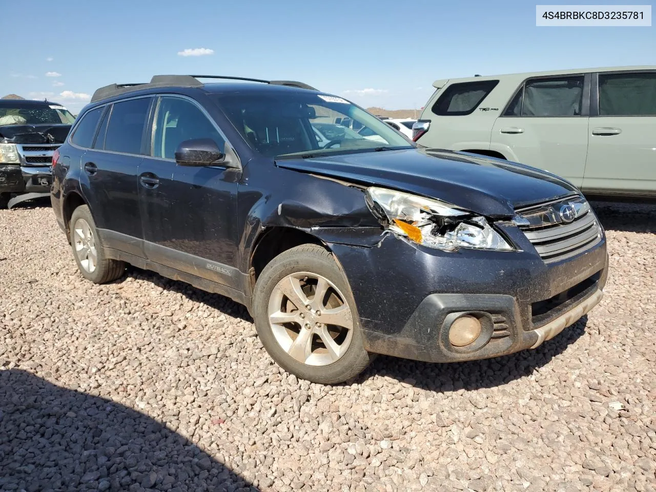 2013 Subaru Outback 2.5I Limited VIN: 4S4BRBKC8D3235781 Lot: 70705734