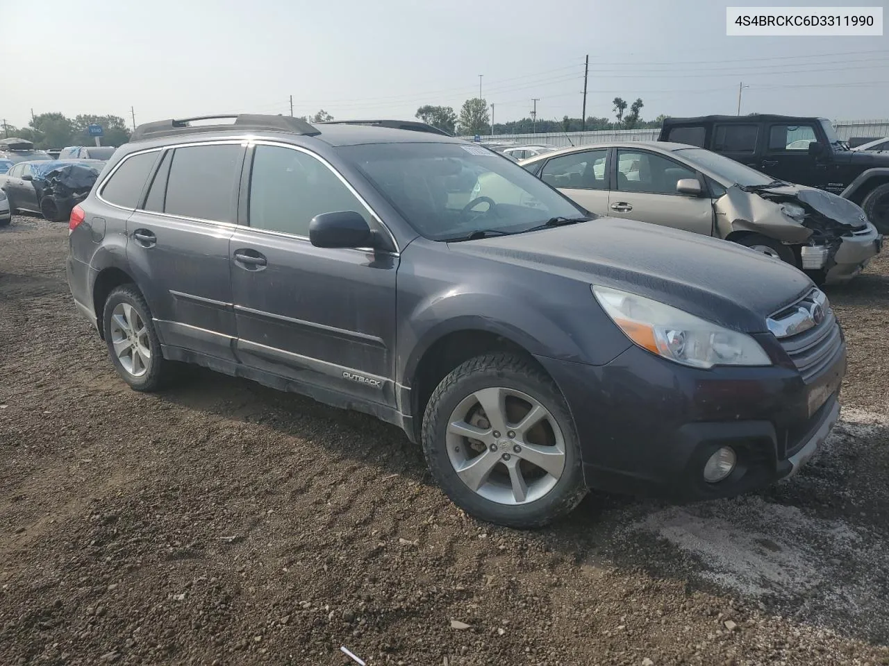 2013 Subaru Outback 2.5I Limited VIN: 4S4BRCKC6D3311990 Lot: 71102394