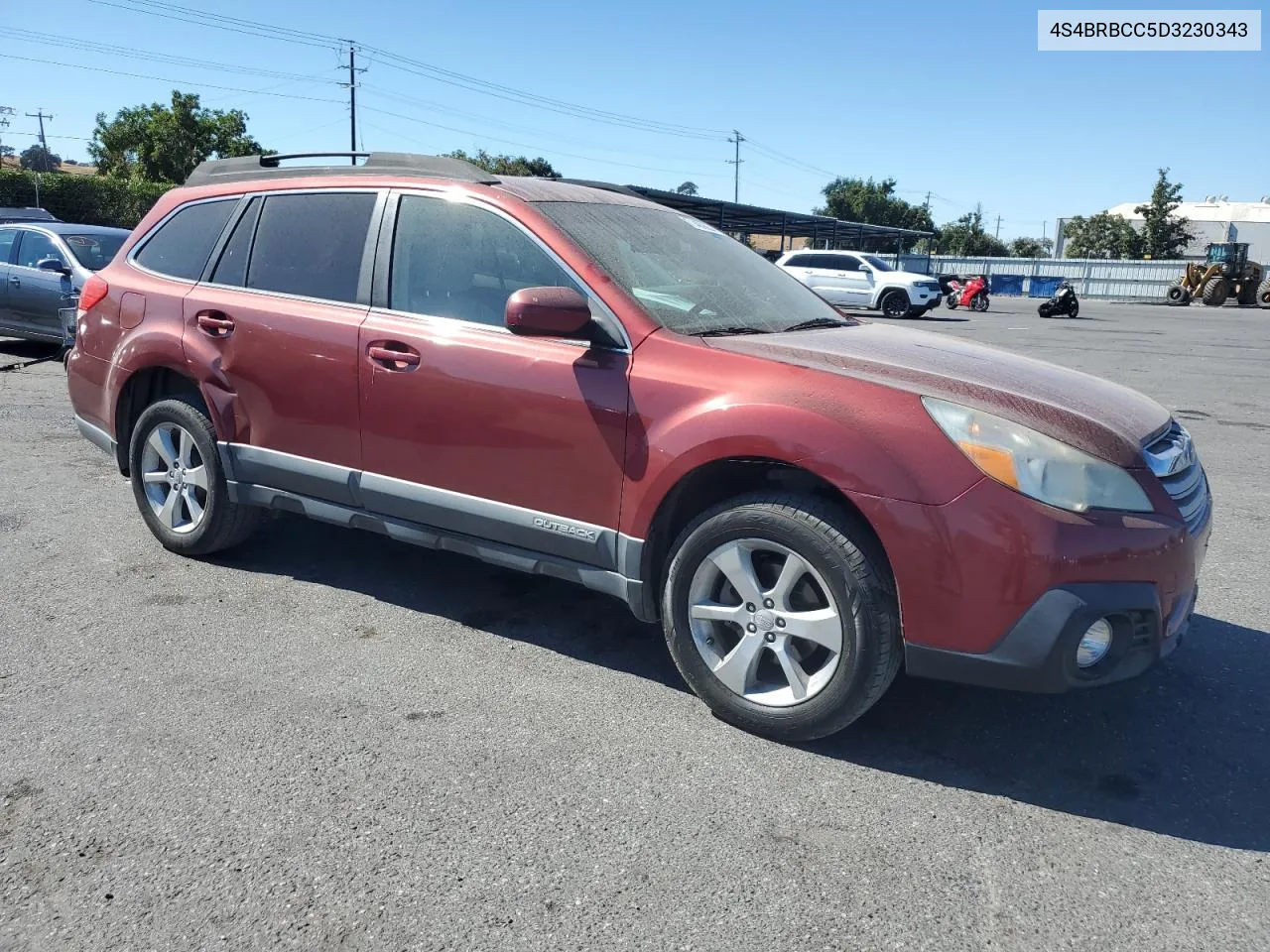 2013 Subaru Outback 2.5I Premium VIN: 4S4BRBCC5D3230343 Lot: 71400554