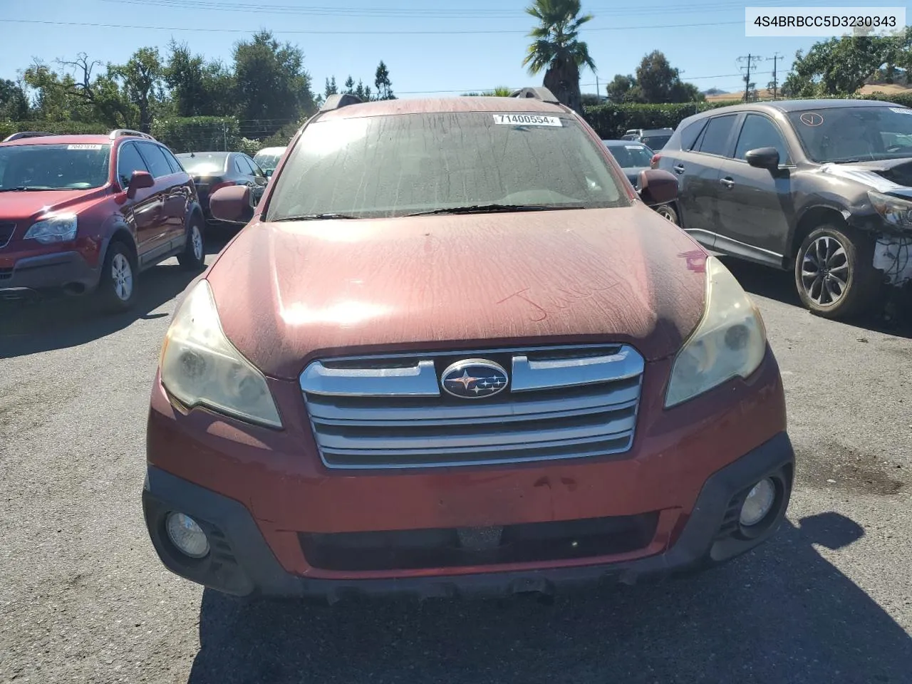 4S4BRBCC5D3230343 2013 Subaru Outback 2.5I Premium