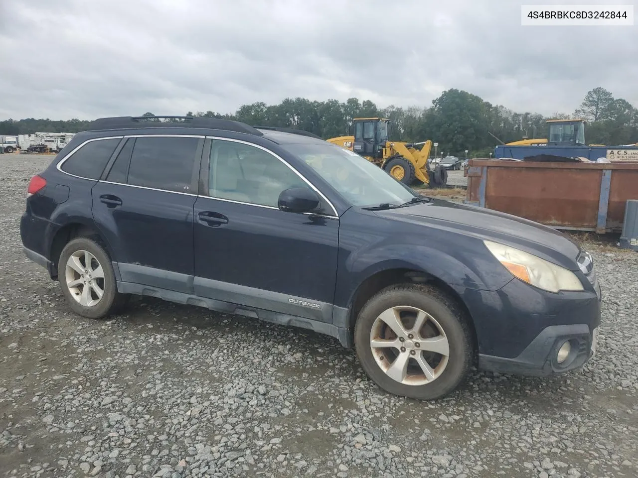 4S4BRBKC8D3242844 2013 Subaru Outback 2.5I Limited