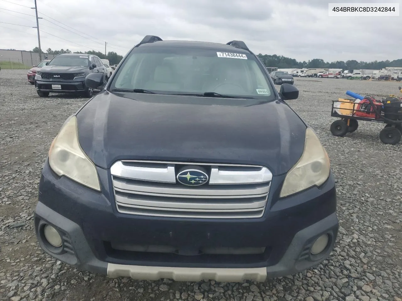 2013 Subaru Outback 2.5I Limited VIN: 4S4BRBKC8D3242844 Lot: 71438444