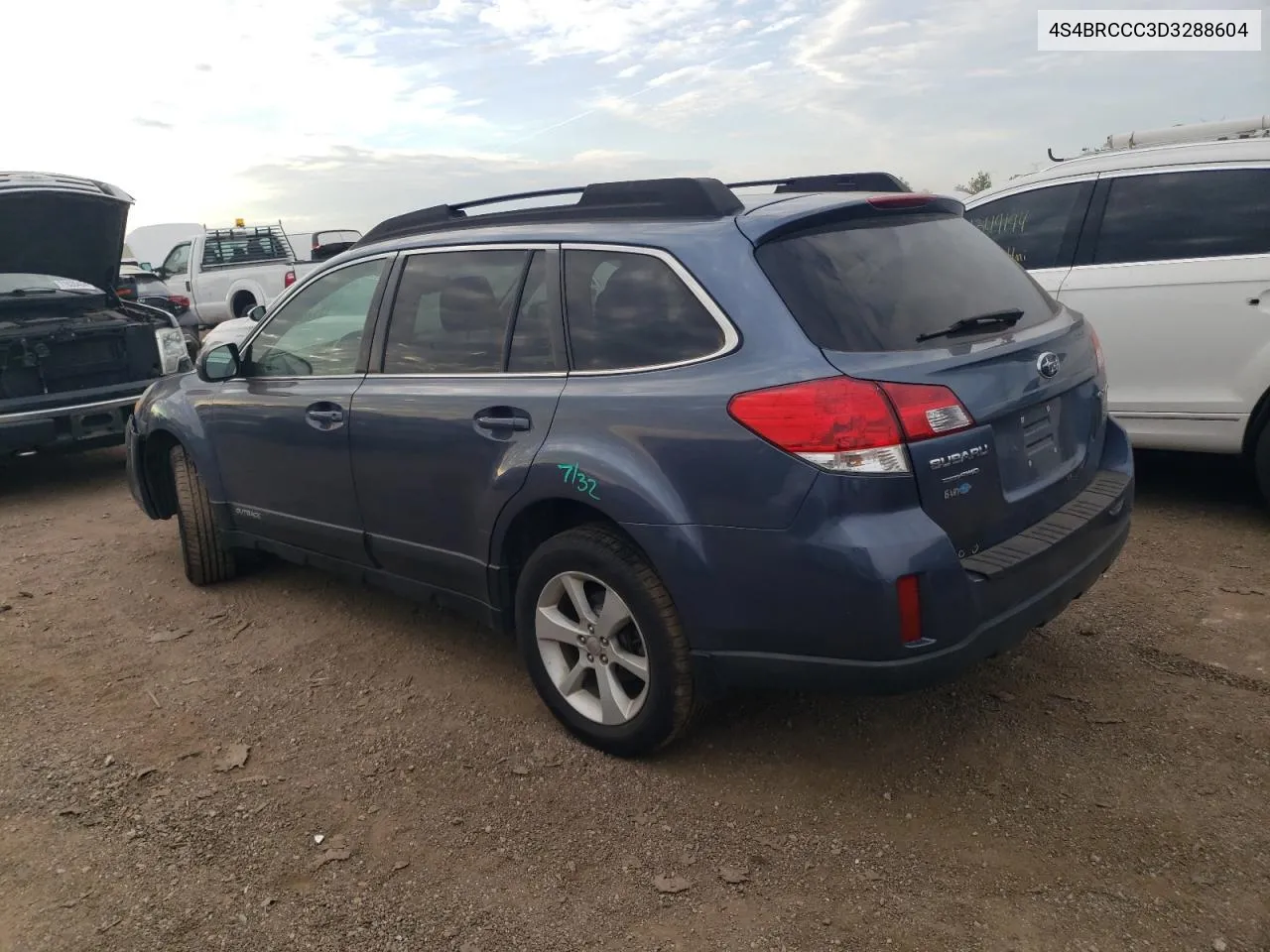 4S4BRCCC3D3288604 2013 Subaru Outback 2.5I Premium