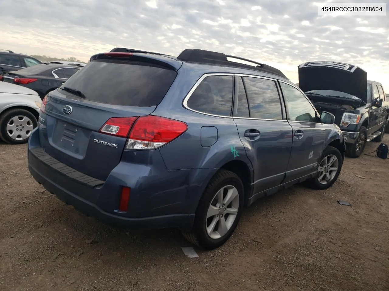 2013 Subaru Outback 2.5I Premium VIN: 4S4BRCCC3D3288604 Lot: 71491084