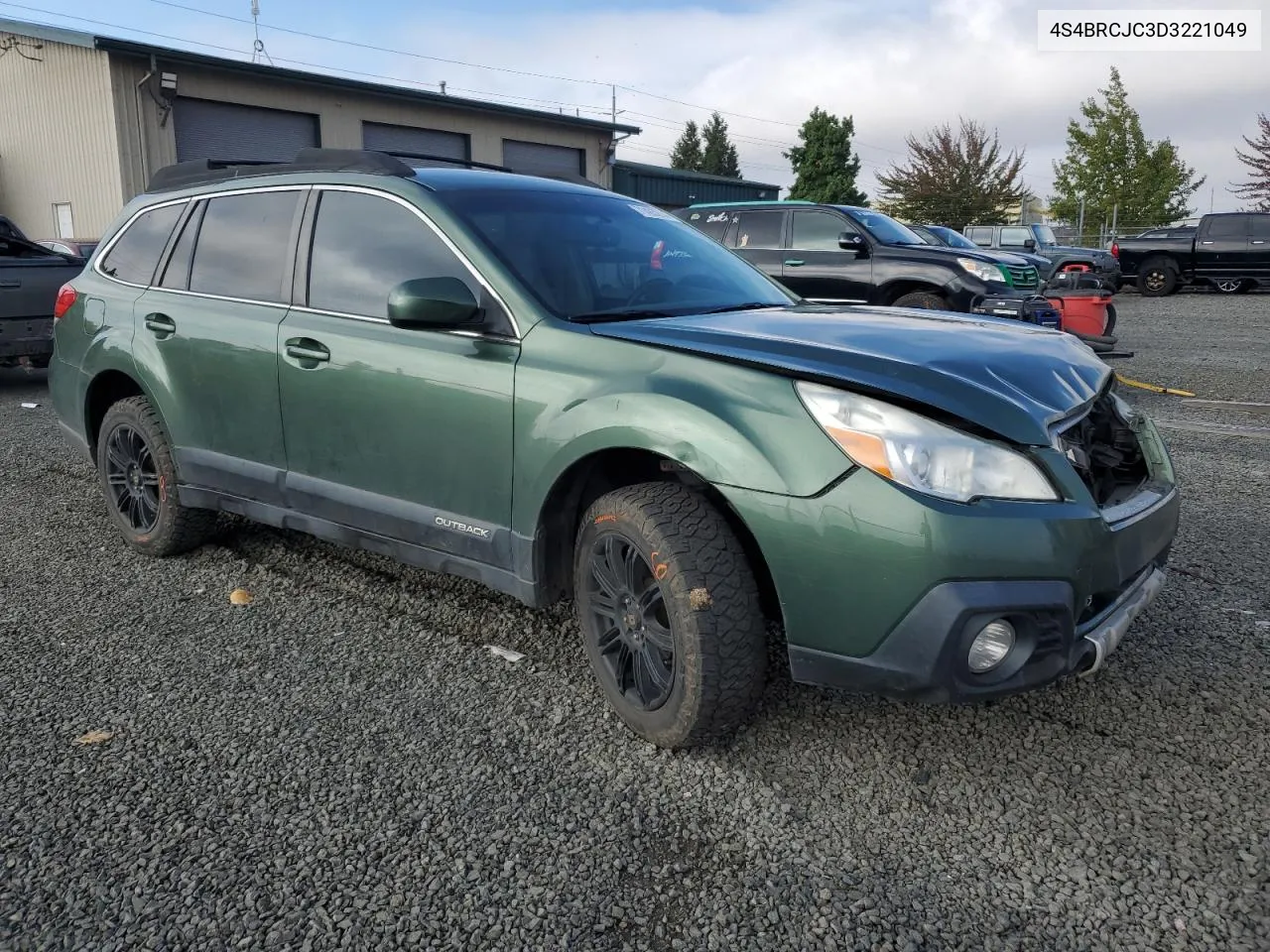 4S4BRCJC3D3221049 2013 Subaru Outback 2.5I Limited