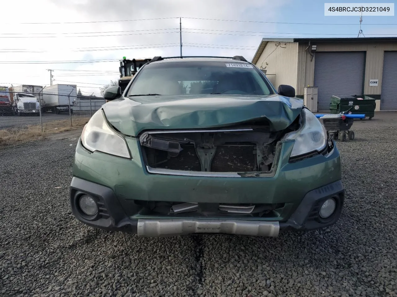 2013 Subaru Outback 2.5I Limited VIN: 4S4BRCJC3D3221049 Lot: 71493214