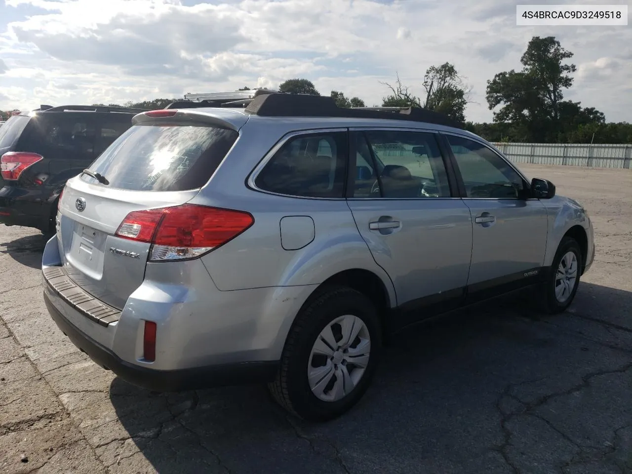 2013 Subaru Outback 2.5I VIN: 4S4BRCAC9D3249518 Lot: 72262814