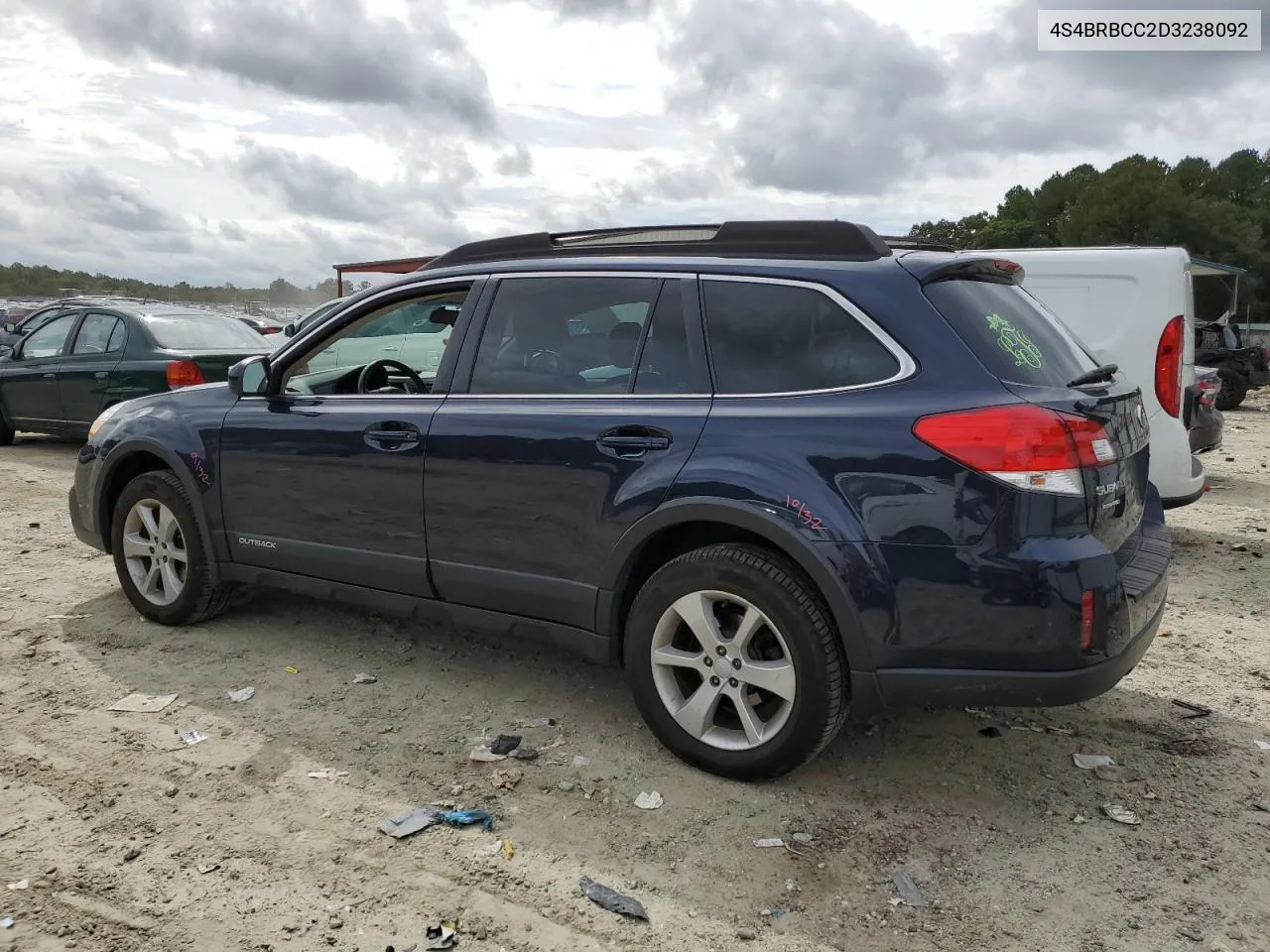 2013 Subaru Outback 2.5I Premium VIN: 4S4BRBCC2D3238092 Lot: 73353424