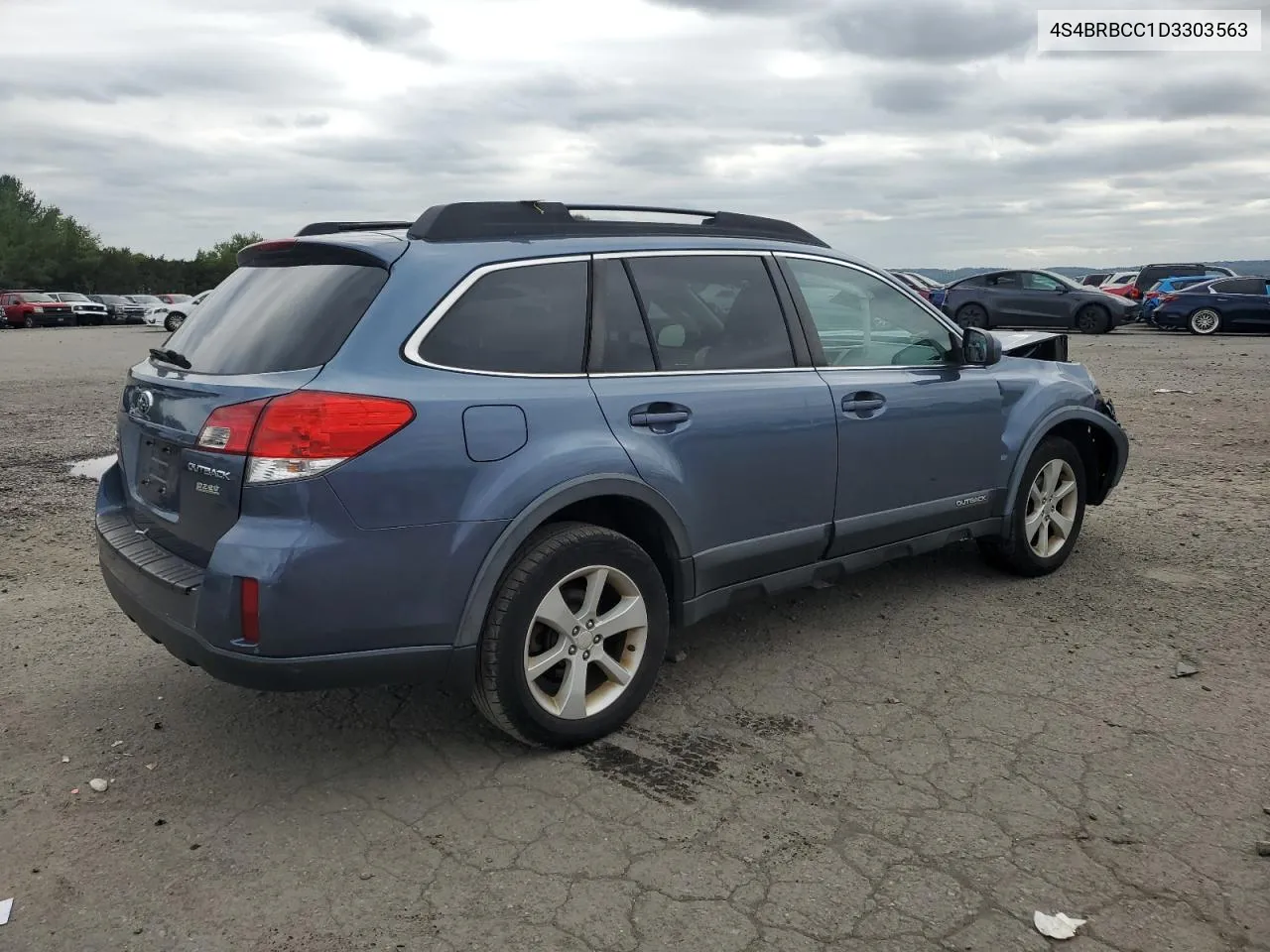 2013 Subaru Outback 2.5I Premium VIN: 4S4BRBCC1D3303563 Lot: 74030384