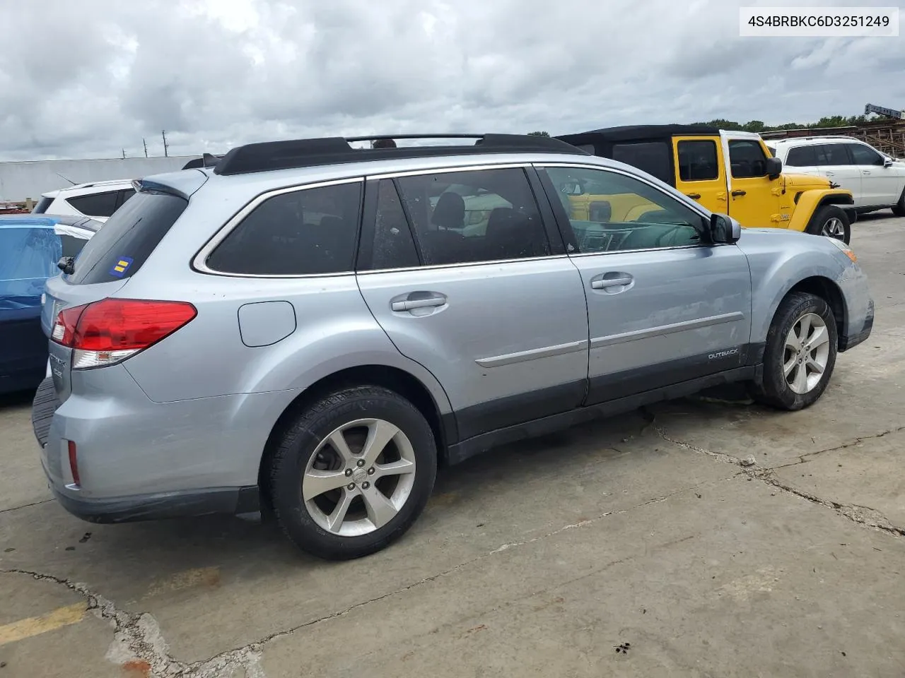 2013 Subaru Outback 2.5I Limited VIN: 4S4BRBKC6D3251249 Lot: 74289504