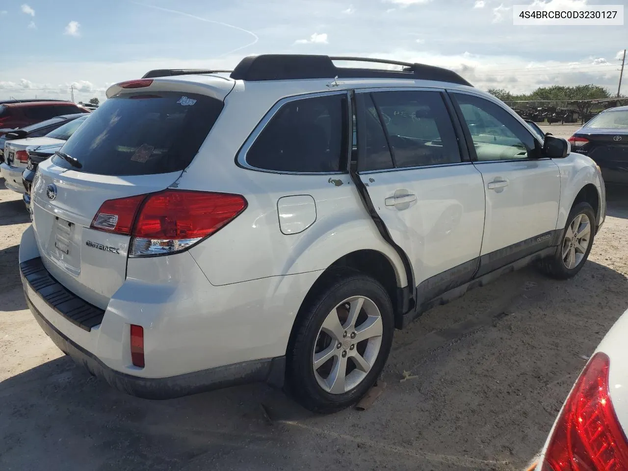 2013 Subaru Outback 2.5I Premium VIN: 4S4BRCBC0D3230127 Lot: 75076024