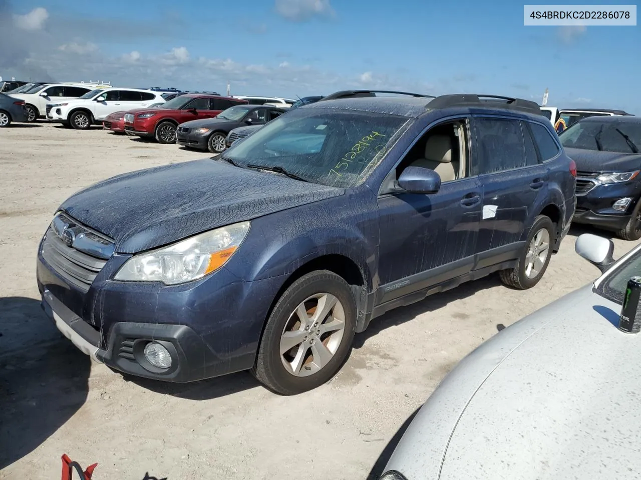 2013 Subaru Outback 3.6R Limited VIN: 4S4BRDKC2D2286078 Lot: 75128194