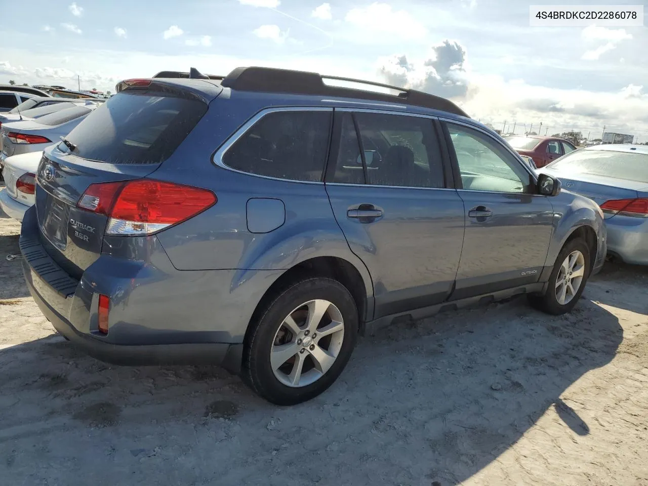 2013 Subaru Outback 3.6R Limited VIN: 4S4BRDKC2D2286078 Lot: 75128194