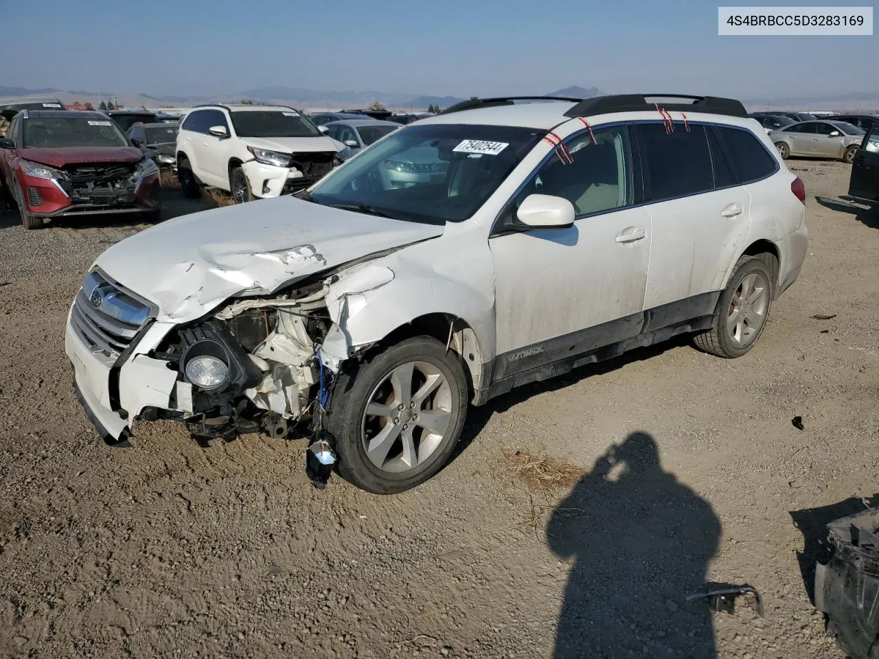 2013 Subaru Outback 2.5I Premium VIN: 4S4BRBCC5D3283169 Lot: 75402544