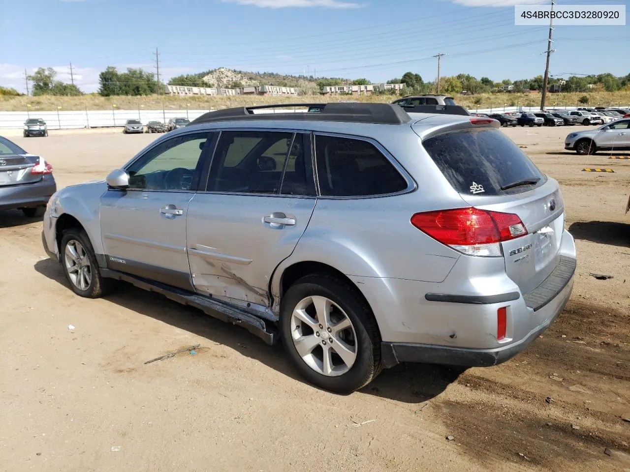 2013 Subaru Outback 2.5I Premium VIN: 4S4BRBCC3D3280920 Lot: 76109104