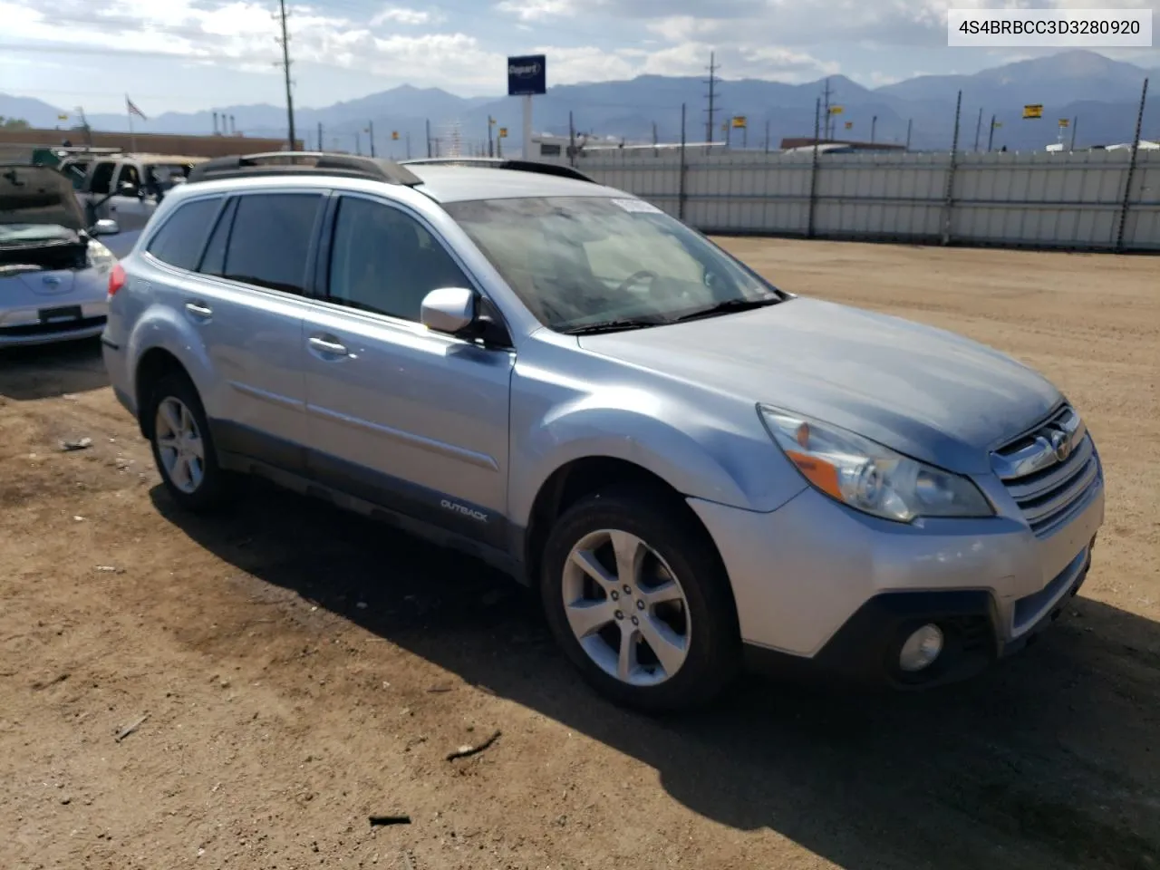 2013 Subaru Outback 2.5I Premium VIN: 4S4BRBCC3D3280920 Lot: 76109104