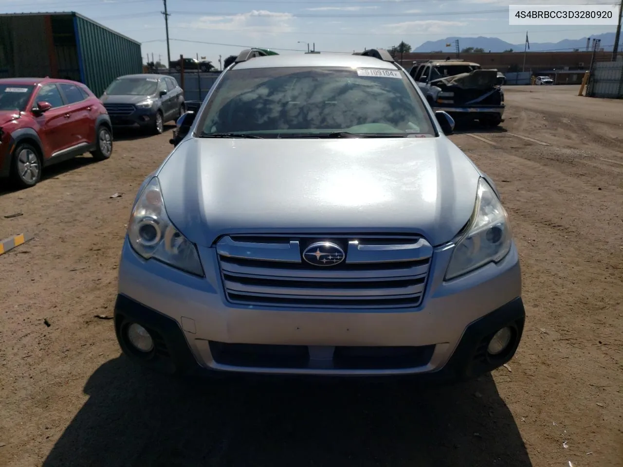 2013 Subaru Outback 2.5I Premium VIN: 4S4BRBCC3D3280920 Lot: 76109104