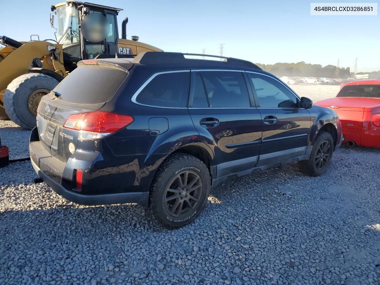 2013 Subaru Outback 2.5I Limited VIN: 4S4BRCLCXD3286851 Lot: 76280184