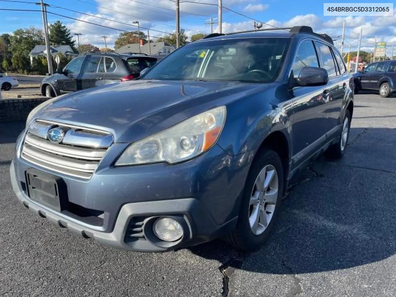 2013 Subaru Outback 2.5I Premium VIN: 4S4BRBGC5D3312065 Lot: 76592004