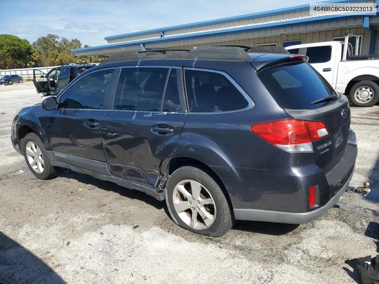 2013 Subaru Outback 2.5I Premium VIN: 4S4BRCBC5D3223013 Lot: 77220044