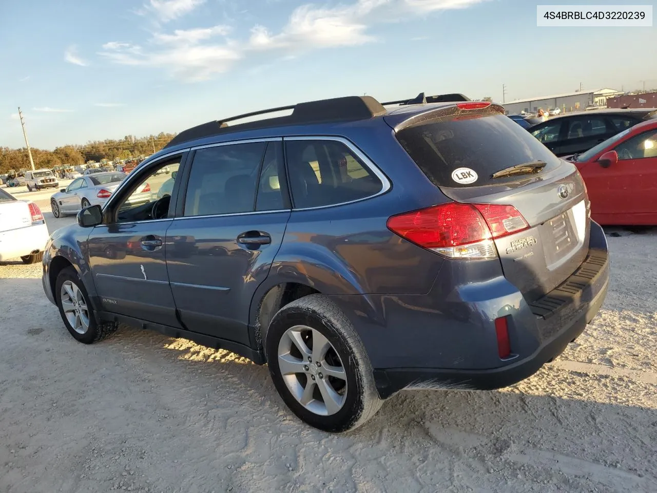 2013 Subaru Outback 2.5I Limited VIN: 4S4BRBLC4D3220239 Lot: 77627954