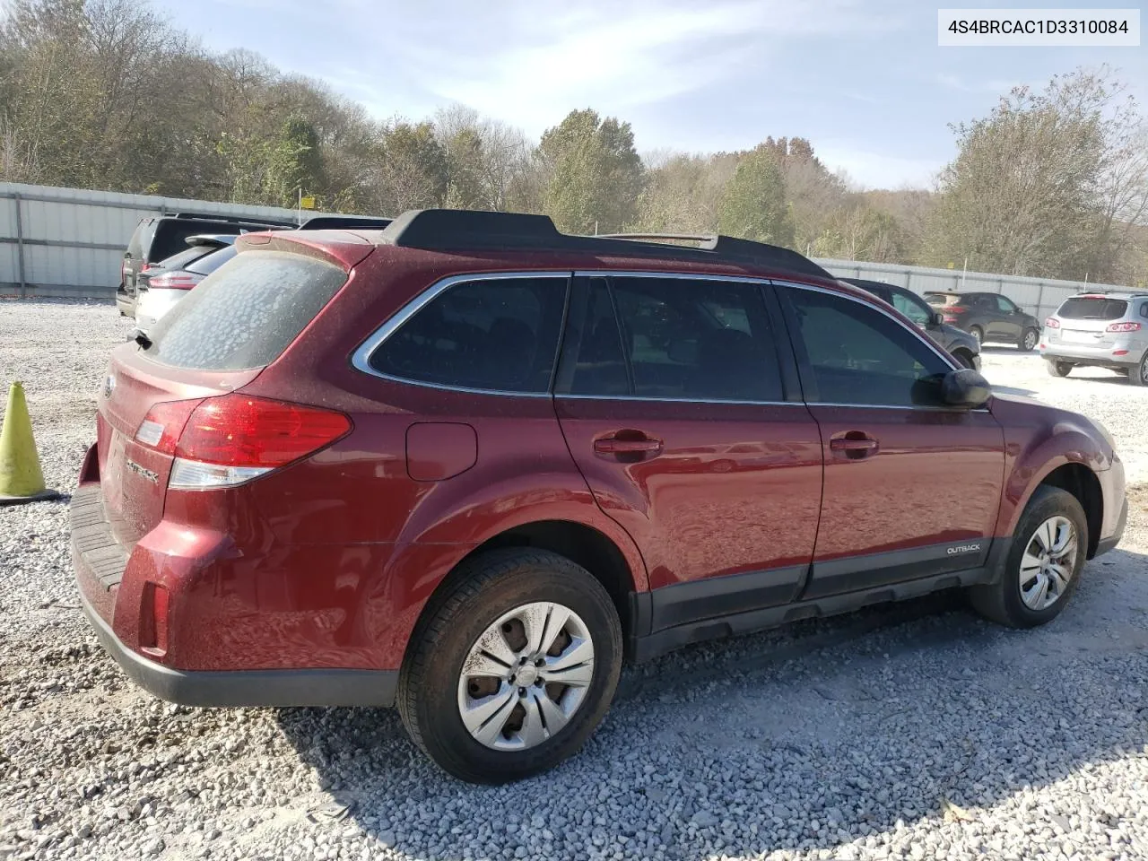 2013 Subaru Outback 2.5I VIN: 4S4BRCAC1D3310084 Lot: 77676504