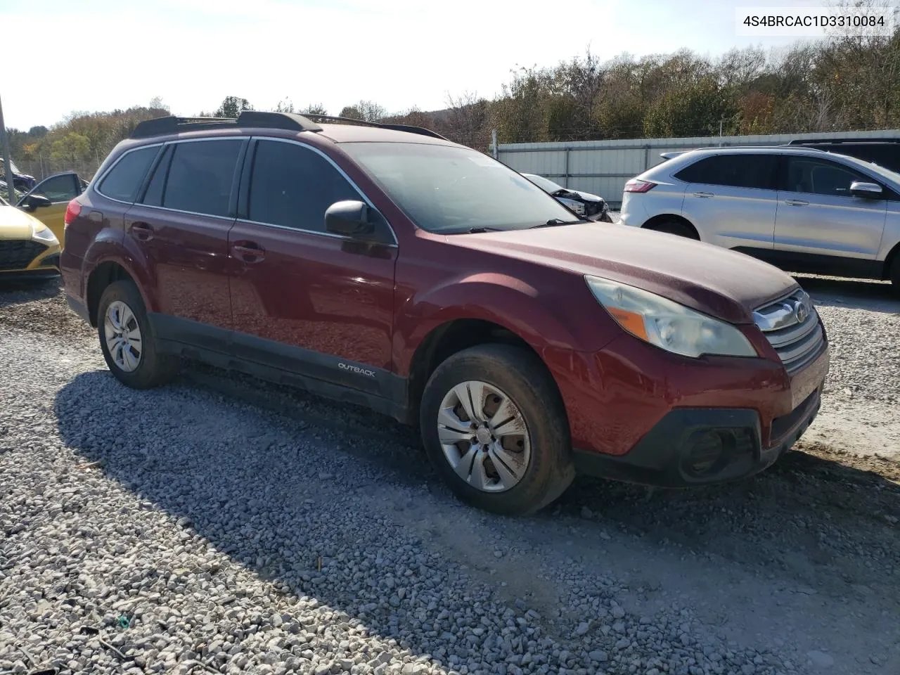 2013 Subaru Outback 2.5I VIN: 4S4BRCAC1D3310084 Lot: 77676504