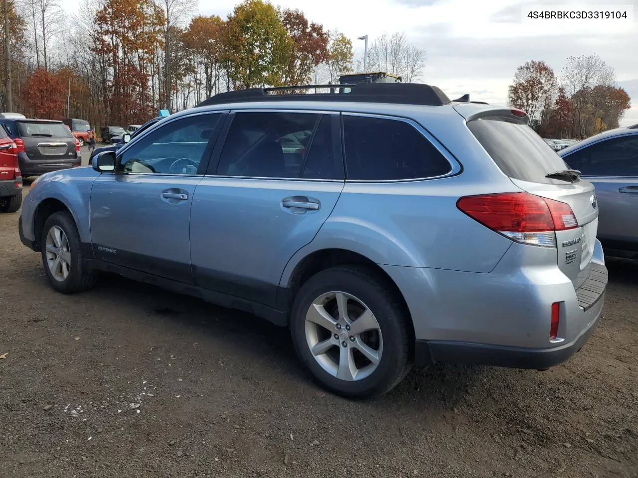 2013 Subaru Outback 2.5I Limited VIN: 4S4BRBKC3D3319104 Lot: 77853634