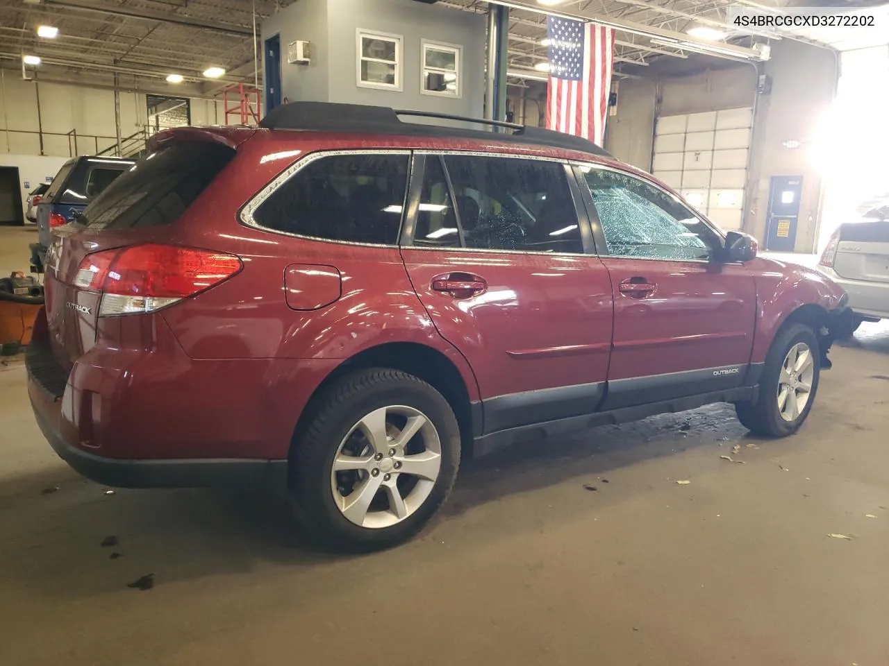 2013 Subaru Outback 2.5I Premium VIN: 4S4BRCGCXD3272202 Lot: 77886274