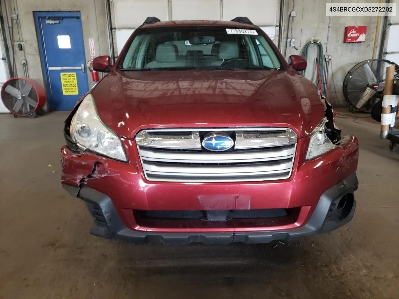 2013 Subaru Outback 2.5I Premium VIN: 4S4BRCGCXD3272202 Lot: 77886274